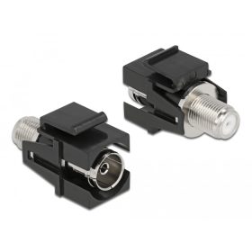   Delock Záró modul IEC kimeneti > F kimeneti fekete (DL-86855)