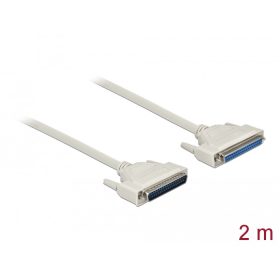   Delock D-Sub 37-ös soros kábel, dugó-hüvely, 2 m (DL-86883)