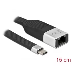   Delock FPC lapos csík kábel USB Type-C  - Gigabit LAN 10/100/1000 Mbps 15 cm (DL-86936)