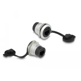   Delock RJ45 Cat.6 beépített csatlakozó porvédelmet biztosító fedéllel (DL-86967)