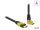 Delock High Speed HDMI kábel egyenes csatlakozódugóval - csatlakozódugóval 90  ívelt felfelé 48 Gbps (DL-86990)