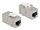 Delock Keystone modul, RJ45-aljzat - RJ45-aljzat, Cat.6A