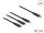 Delock 30 cm hosszú, USB töltő kábel 3 az 1 USB Type-C  apa Lightning -, Micro USB- és USB Type-C  c