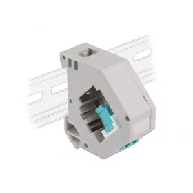   Delock Lila DIN sín adapter Keystone LC Duplex vízkék (DL-87194)