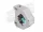 Delock Lila DIN sín adapter Keystone LC Duplex vízkék (DL-87194)