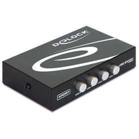 Delock 4 portos manuális USB 2.0 kapcsoló (DL-87634)