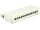 Delock asztali patch panel 12 portos Cat.6A fehér