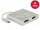 Delock Elosztó USB Type-C  csatlakozóval (DP alternatív mód támogatás) > 1 db HDMI + 1 db Displaypor (DL-87716)
