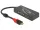 Delock Elosztó USB Type-C  csatlakozóval (DP alternatív mód) > 1 db HDMI + 1 db VGA csatlakozó (DL-87730)