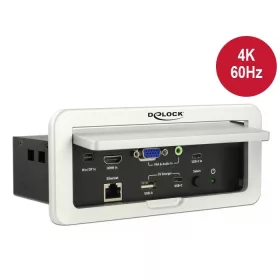   Delock Multi-AV - HDMI átalakító 4K 60 Hz asztali tartóban (DL-87733)