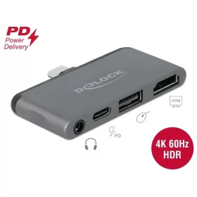   Delock Mini-dokkoló állomás iPad Pro készülékekhez 4K 60 Hz-en (DL-87751)