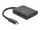 Delock Elosztó USB Type-C  csatlakozóval (DP alternatív mód támogatás)   2 db. HDMI MST / VXP (DL-87755)