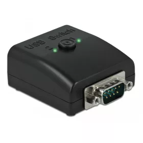   Delock RS-232 váltó és megosztó 1 db. soros DB9   2 db. Kétirányú B-típusú USB 2.0 (DL-87756)