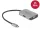 Delock Elosztó USB Type-C  csatlakozóval (DP alternatív mód támogatás) > 1 db HDMI + 1 db VGA csatla (DL-87776)