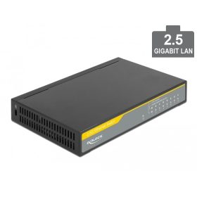 Delock 2,5 Gigabit Ethernet-kapcsoló, 8 port (DL-87782)