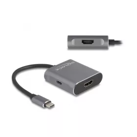   Delock USB Type-C  elosztó (DP Alt Mode) - 2 x HDMI MST USB Type-C  PD-vel (DL-87805)