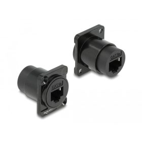   Delock D-típusú Modul RJ45 Cat.6A hüvely - hüvely (DL-87815)
