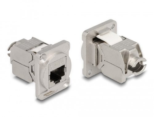 Delock D-típusú Modul RJ45 Cat.6A hüvely - LSA hüvely