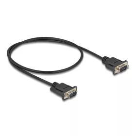   Delock D-Sub9-es, RS-232 soros kábel, apa-apa, 0,5 m (DL-87839)
