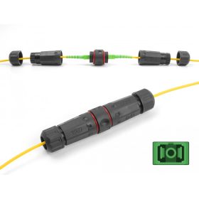   Delock optikai kábel csatlakozó SC Simplex anya SC Simplex anya APC vízálló (DL-87869)