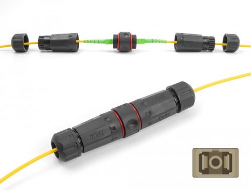 Delock optikai kábel csatlakozó SC Simplex anya SC Simplex anya OM1/OM2 vízálló