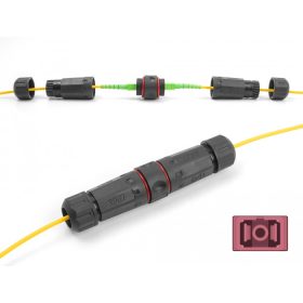   Delock optikai kábel csatlakozó SC Simplex anya SC Simplex anya OM4 vízálló (DL-87872)