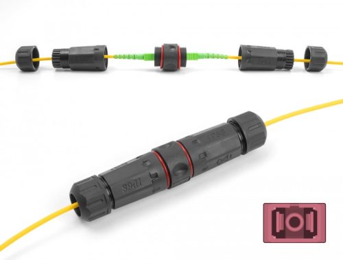 Delock optikai kábel csatlakozó SC Simplex anya SC Simplex anya OM4 vízálló