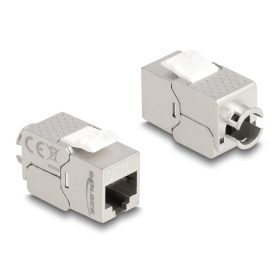   Delock Keystone Modul RJ45 anya - LSA Cat.6A Slim fokos eszköz nélkül szerelhető (DL-87891)