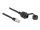 Delock RJ50 kábel apa - RJ50 anya beépített fedélsapkával IP67 por és vízmentességért 20 cm (DL-87893)