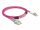 Delock Optikai kábel fém megerősítéssel LC Duplex - SC Duplex Multi-mód OM4 2 m (DL-87917)
