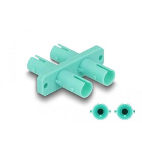   Delock Optikai szál párosító ST Duplex anya - ST Duplex anya vízszínű (DL-87936)