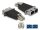 Delock Optikai szál hibrid párosító LC Duplex apa - SC Duplex anya bézs