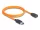 Delock USB 5 Gbps kábel A-típusú USB apa - A-hüvely USB apa kötött felvételre 1 m narancs színű (DL-87963)