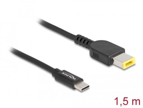 Delock Laptop töltőkábel USB Type-C  apa - Lenovo 11,0 x 4,5 mm apa