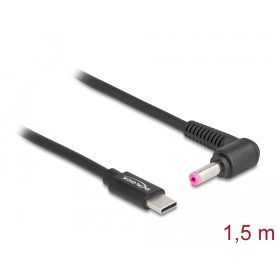   Delock Laptop töltőkábel USB Type-C  apa - HP 4,8 x 1,7 mm apa (DL-87973)