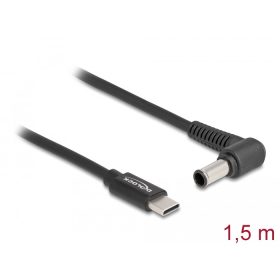   Delock Laptop töltőkábel USB Type-C  apa - Sony 6,0 x 4,3 mm apa (DL-87981)