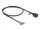 Delock Kábel RJ45 anya   szabad végű kábelátvezetők Cat.5e 50 cm hosszú, fekete (DL-88005)