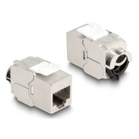   Delock Keystone Modul RJ45 anya - LSA Cat.6A STP lezáró füllel és kábel rögzítő nélkül (DL-88020)