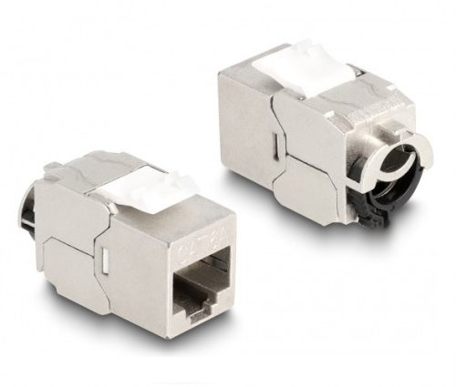 Delock Keystone Modul RJ45 anya - LSA Cat.6A STP lezáró füllel és kábel rögzítő nélkül