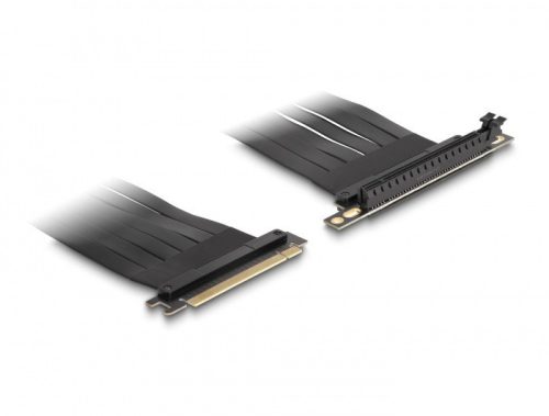 Delock PCI Expressz riser kártya x16 apa - x16 szlot 90 -os szögben kábellel 60 cm hosszú