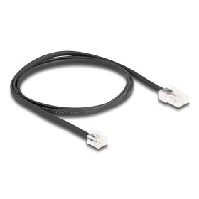   Delock Telefon kábel RJ45 apa - RJ11 apa fekete 1 m (DL-88035)