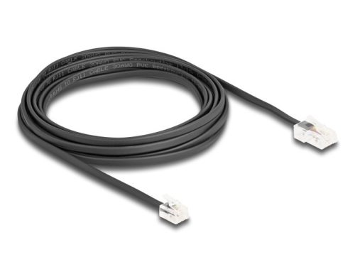 Delock Telefon kábel RJ45 apa - RJ11 apa fekete 5 m