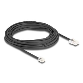   Delock Telefon kábel RJ45 apa - RJ11 apa fekete 10 m (DL-88039)