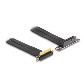   Delock PCI Expressz riser kártya x4 apa 90 -os szögben - x4 szlot 90 -os szögben kábellel 30 cm (DL-88044)