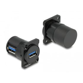   Delock D-típusú Modul USB 2.0 A-típusú anya - anya 90 fokban ívelt (DL-88059)