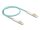 Delock Üvegszálas optikai kábel LC Duplex - LC Duplex egyszerű többszörös, OM3 hajlított, 1 m (DL-88079)