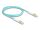 Delock Üvegszálas optikai kábel LC Duplex - LC Duplex egyszerű többszörös, OM3 hajlított, 2 m (DL-88080)