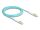 Delock Üvegszálas optikai kábel LC Duplex - LC Duplex egyszerű többszörös, OM3 hajlított, 5 m (DL-88082)