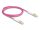 Delock Üvegszálas optikai kábel LC Duplex - LC Duplex egyszerű többszörös, OM4 hajlított, 2 m (DL-88088)