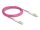 Delock Üvegszálas optikai kábel LC Duplex - LC Duplex egyszerű többszörös, OM4 hajlított, 5 m (DL-88090)
